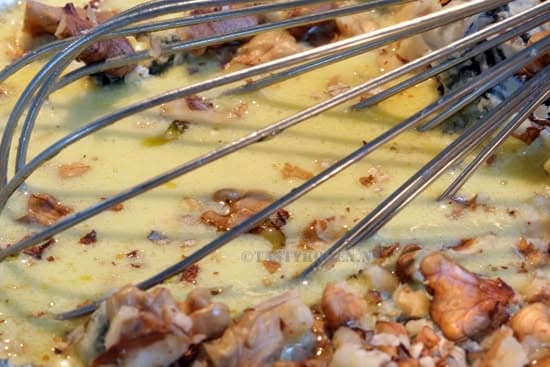 Hartig brood met gorgonzola en walnoten