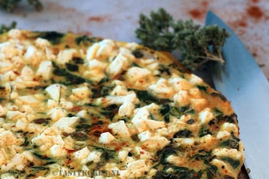 Omelet feta